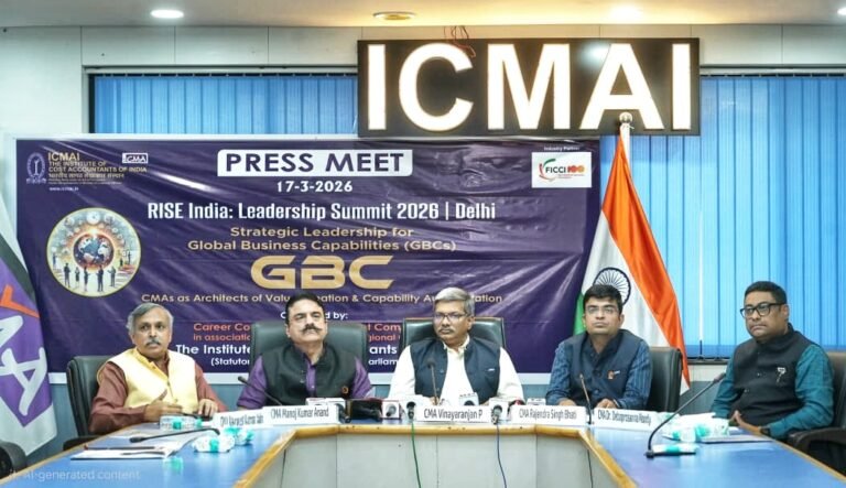 ICMAI to Host RISE India Leadership Summit 2026 in New Delhi।