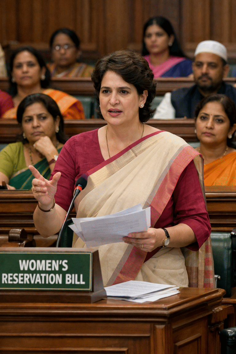 महिला आरक्षण पर भाजपा सरकार बैकफुट पर,