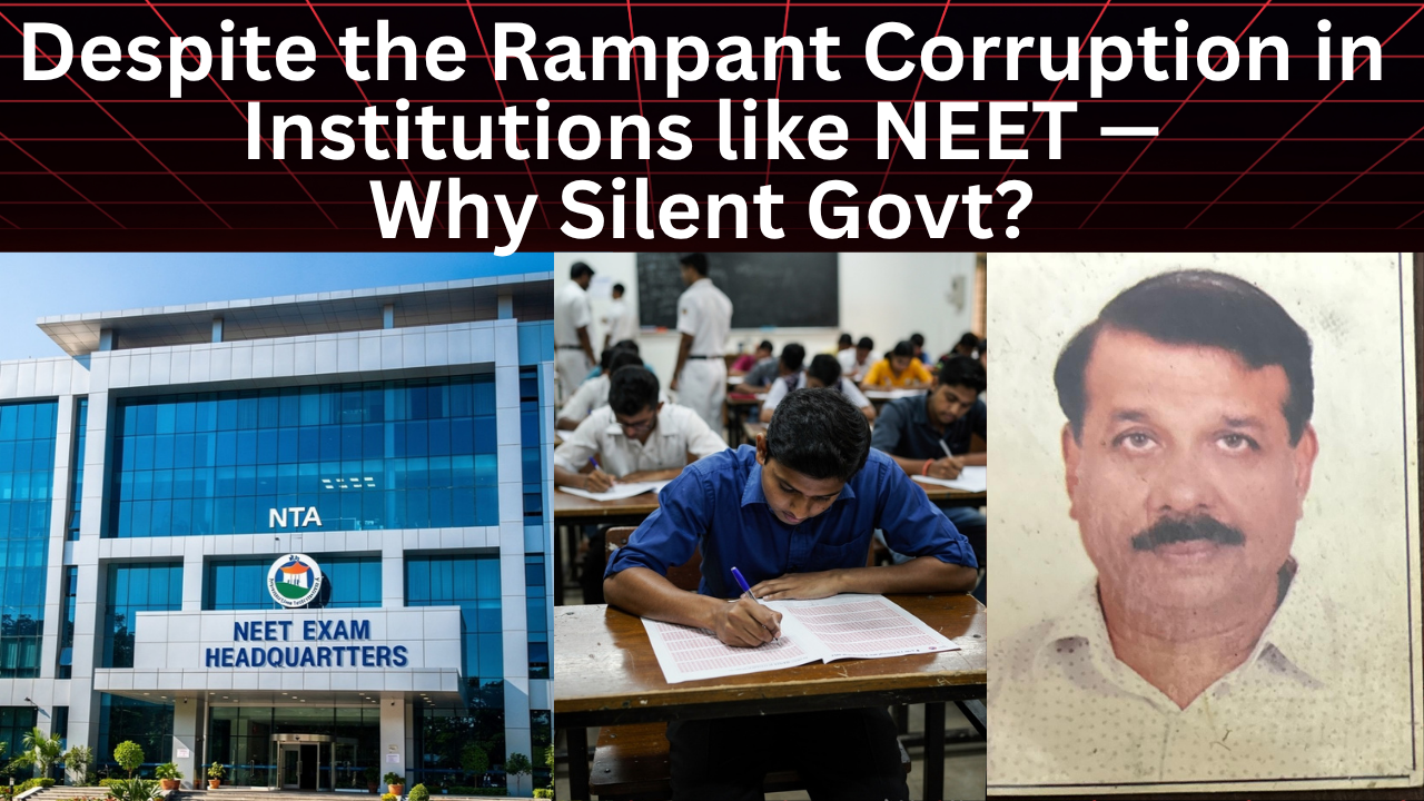 NEET Scam! Exam Cancelled Due to Paper Leak—Playing with Students’ Futures