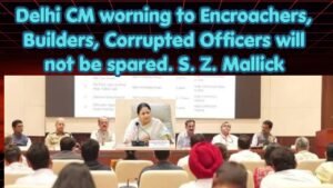 Delhi CM Rekha Gupta in Action –