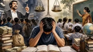 कोचिंग संस्कृति के चौराहे पर शिक्षा – शिक्षा नहीं, ब्रांड बिक रहे हैं।  – डॉ. प्रियंका सौरभ